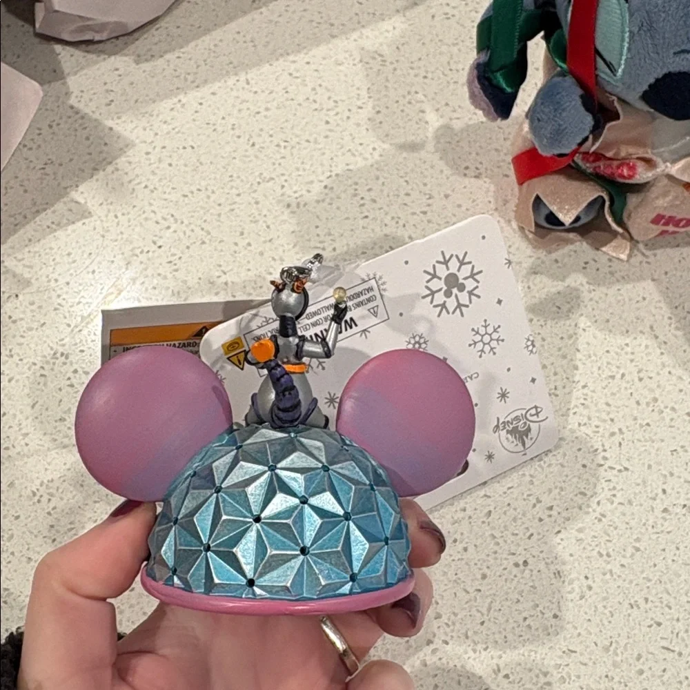Disney Imagination Epcot Figment ornament NWT